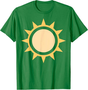 Sun Simple Sun Icon Design For Sunshine Summer Fun T-Shirt - T-Shirt | Irish Green