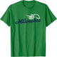 Milwaukee Baseball Vintage Minimalist Retro Baseball Lover T-Shirt - T-Shirt | Irish Green