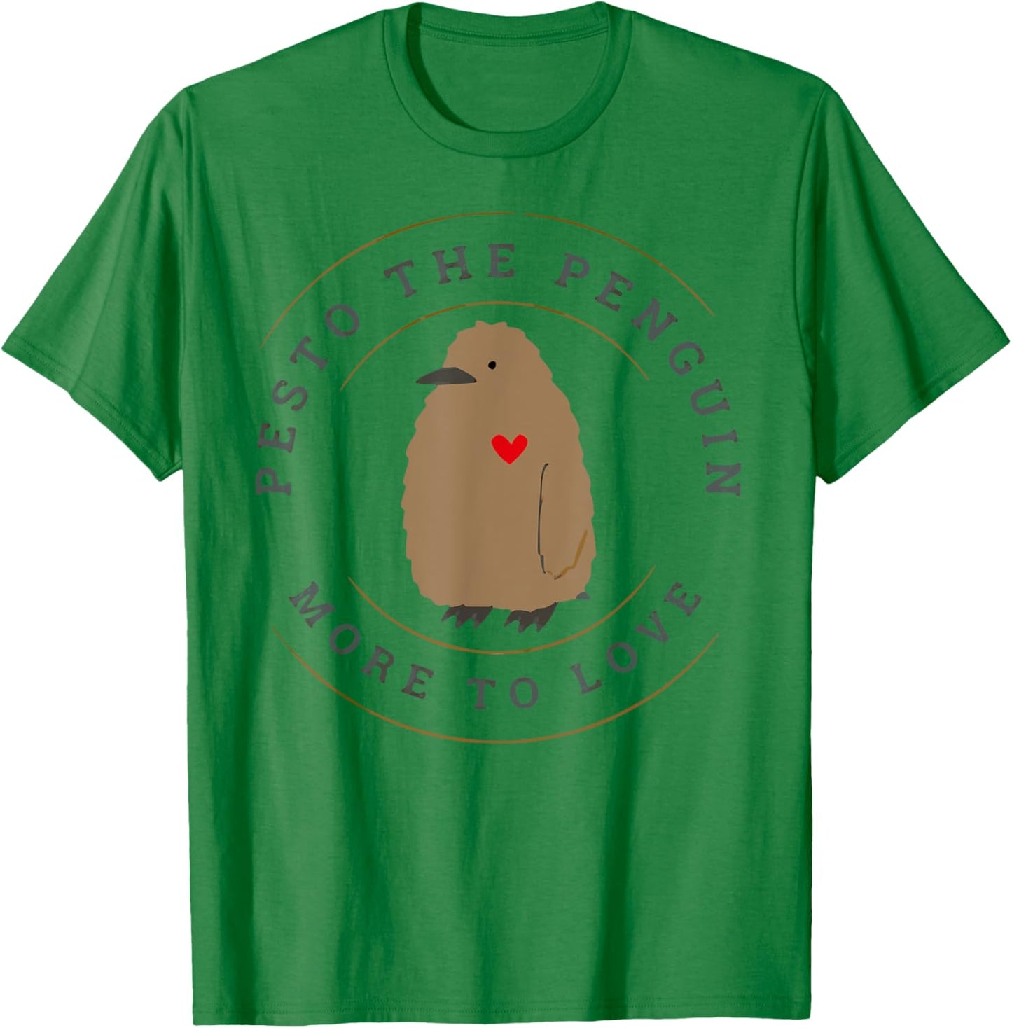 Pesto The Penguin More To Love T-Shirt - T-Shirt | Irish Green
