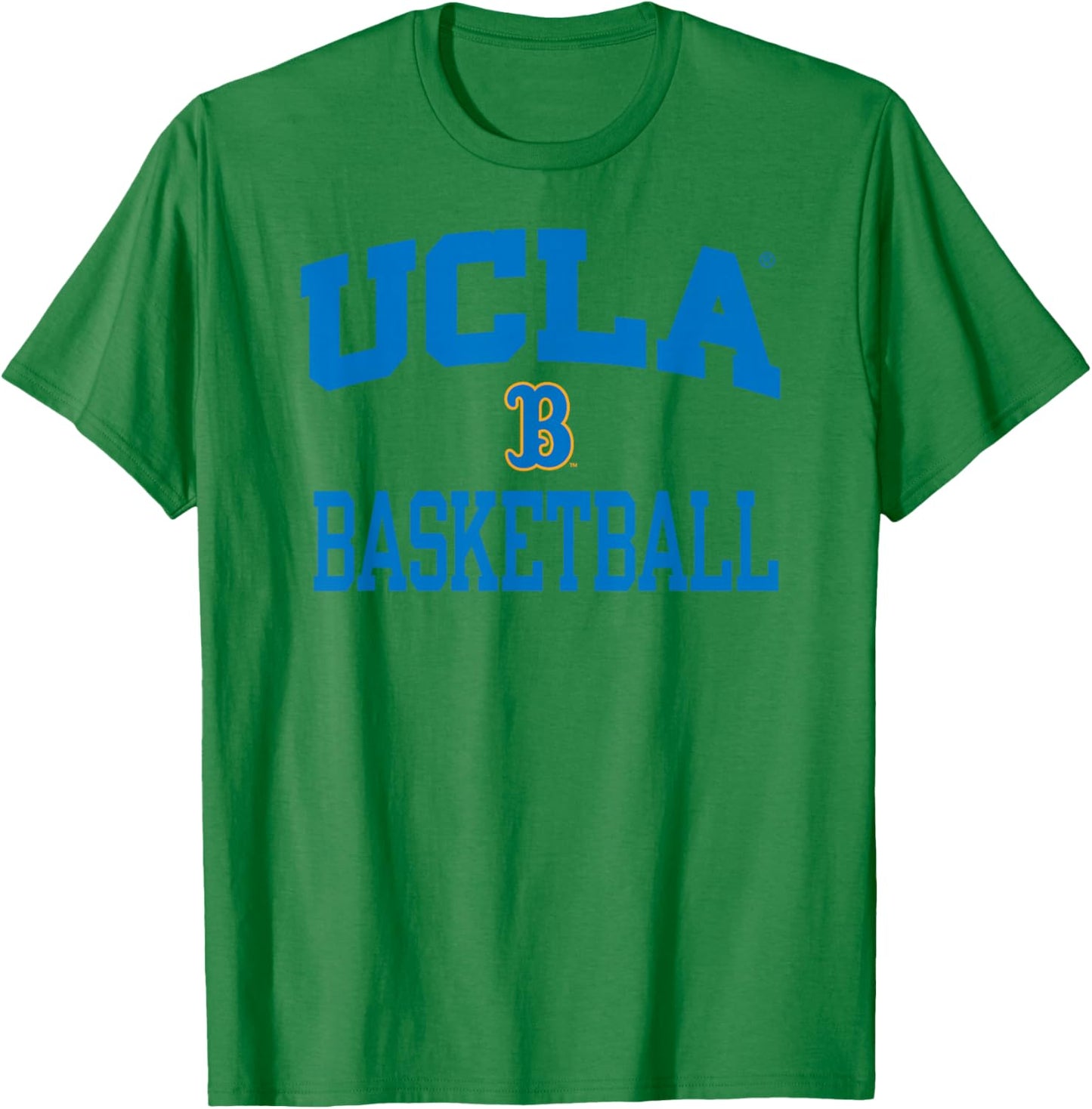 UCLA Bruins Basketball Arch Gray Officially Licensed T-Shirt - T-Shirt | Irish Green