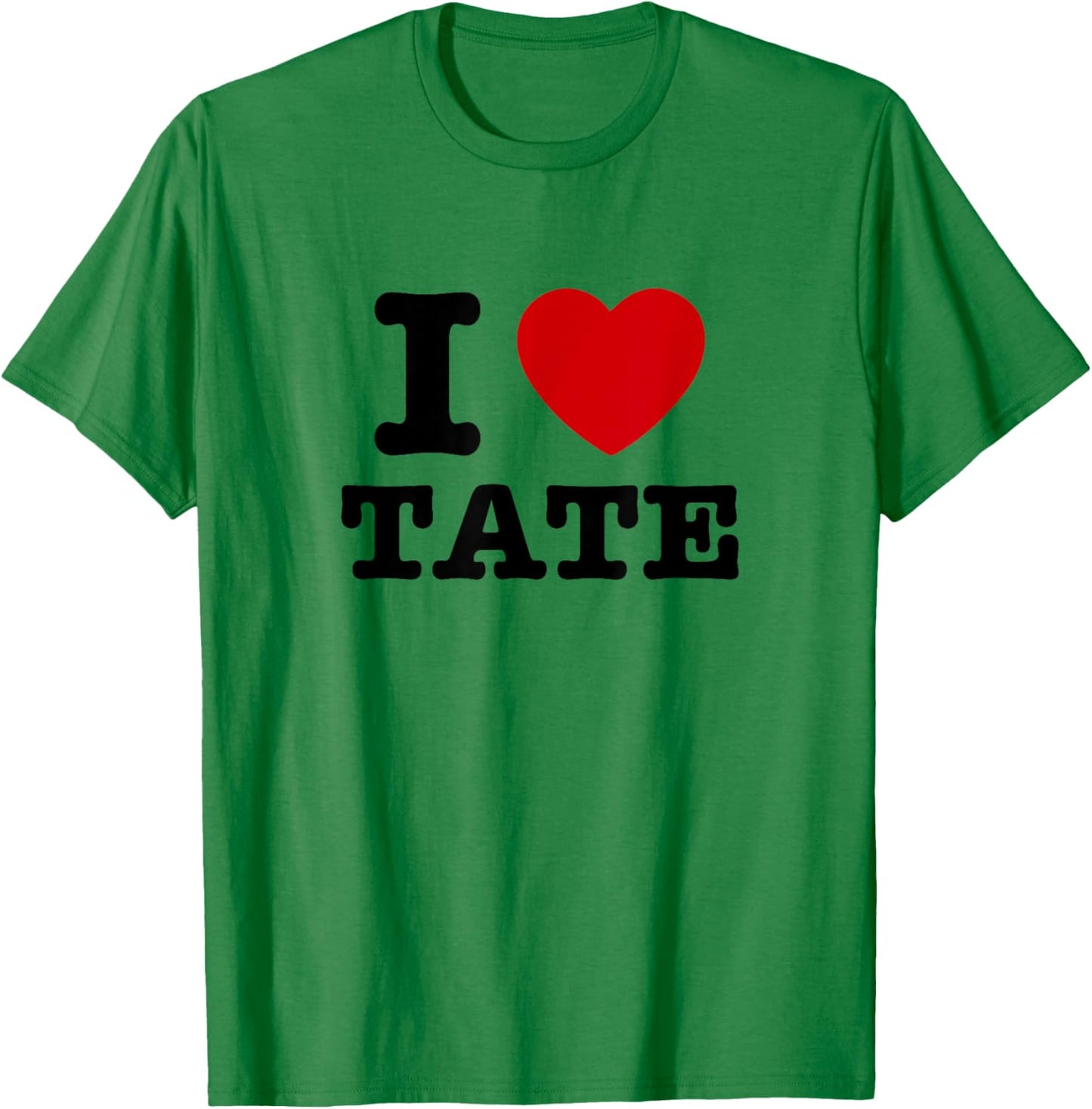 I Love Tate T-Shirt - T-Shirt | Irish Green