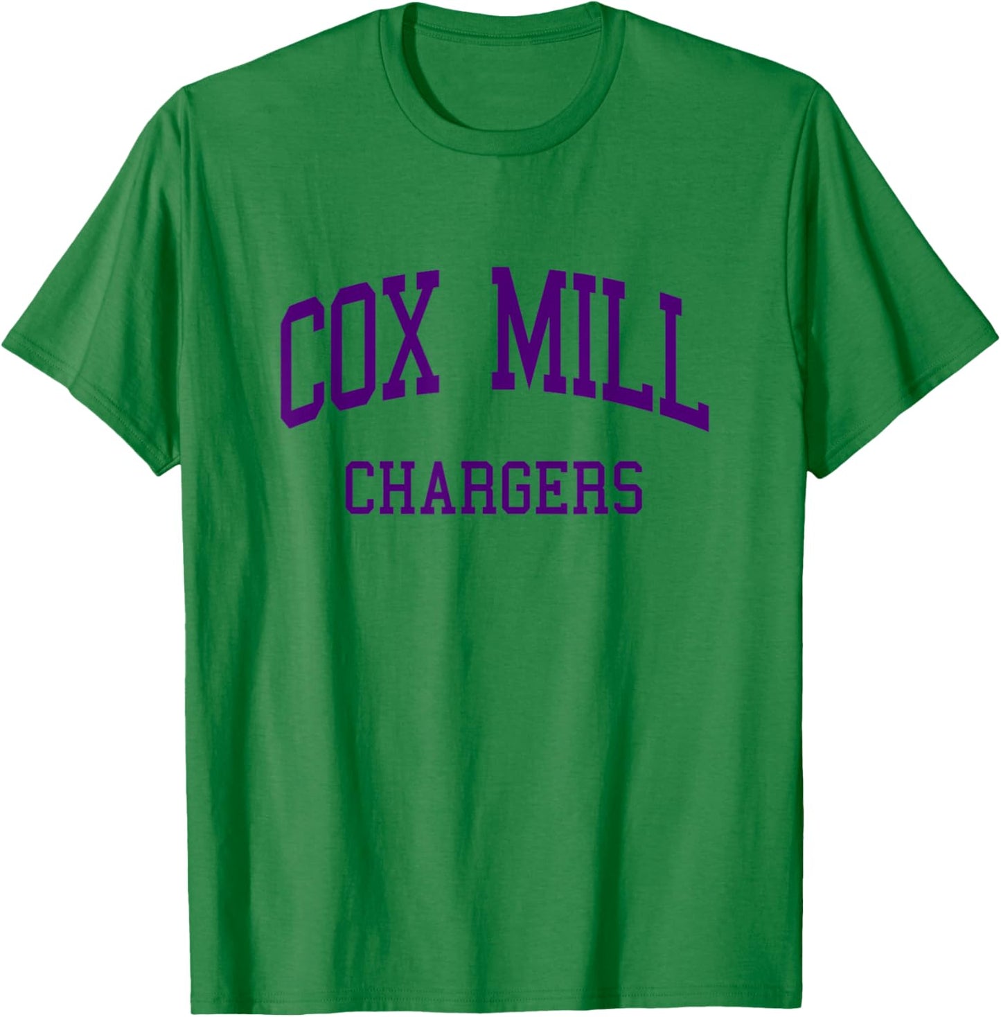 Cox Mill High School HS Concord NC Retro T-Shirt - T-Shirt | Irish Green