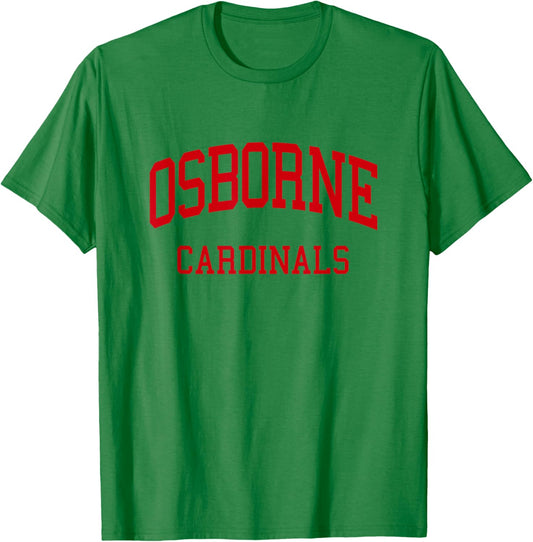 Osborne High School HS Marietta GA Retro T-Shirt - T-Shirt | Irish Green