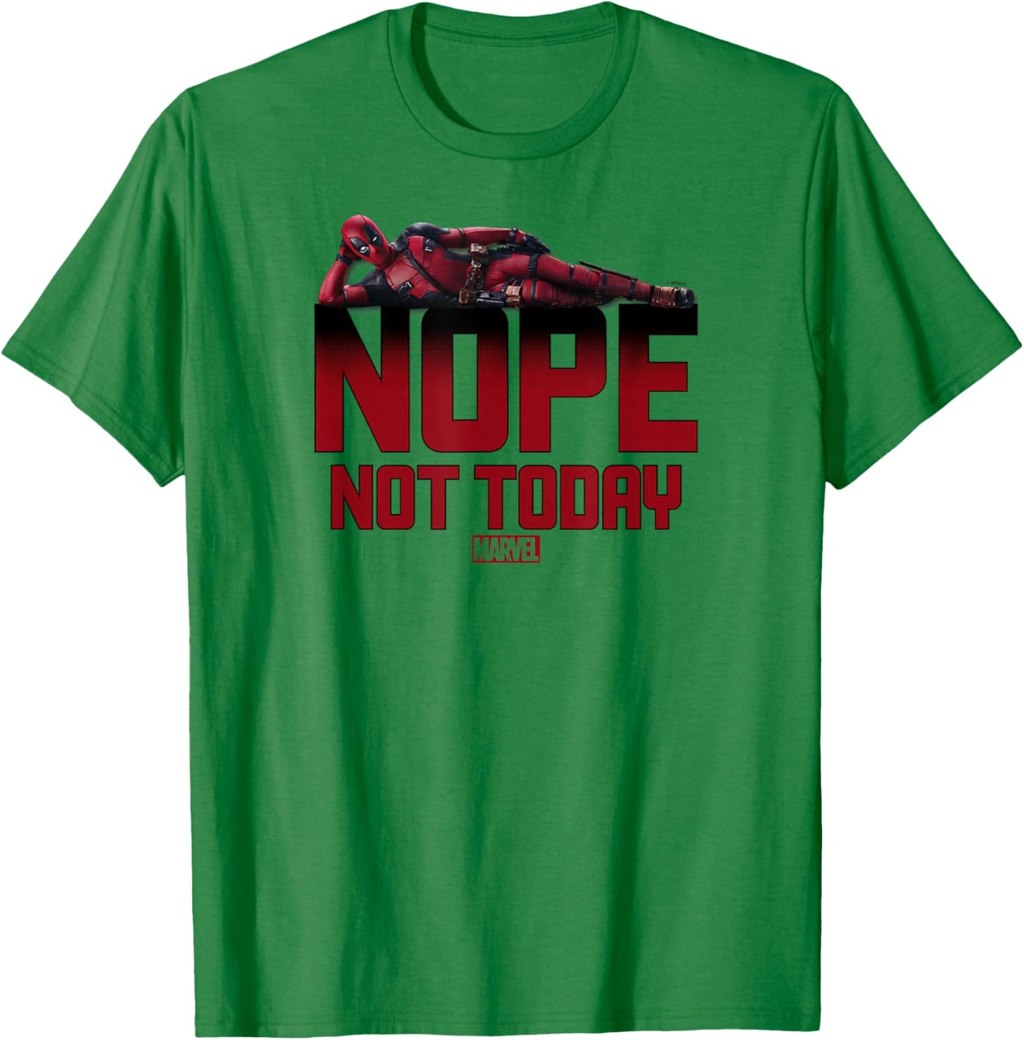 Deadpool - Nope Not Today T-Shirt - T-Shirt | Irish Green
