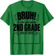 Student Signature Bruh It's My Last Day of 2nd Grade Sign My T-Shirt - T-Shirt | Irish Green