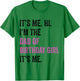 Its Me Hi Im The Dad of Birthday Girl Its Me Birthday Party T-Shirt - T-Shirt | Irish Green