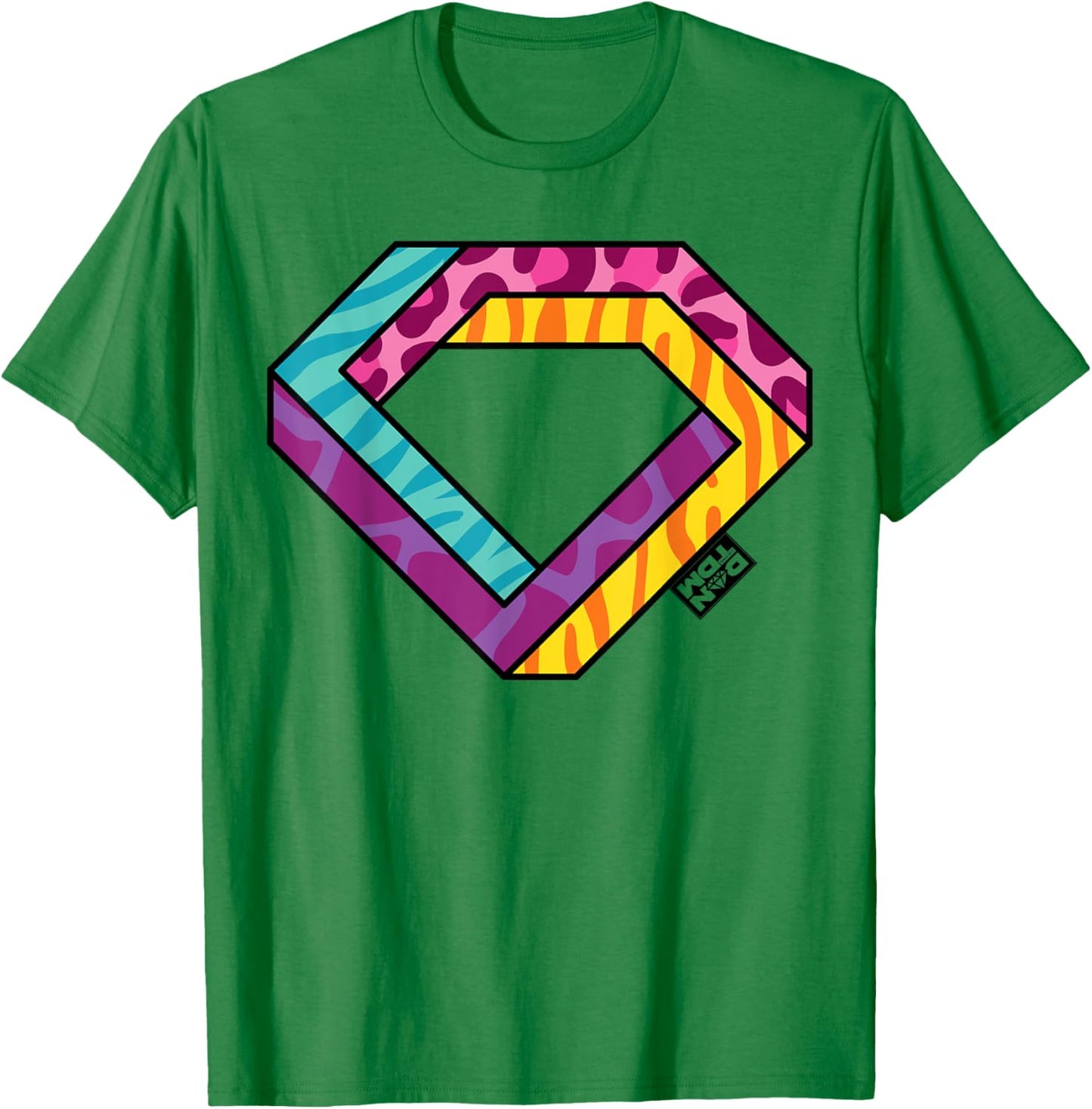 DanTDM Retro Fill Large T-Shirt - T-Shirt | Irish Green