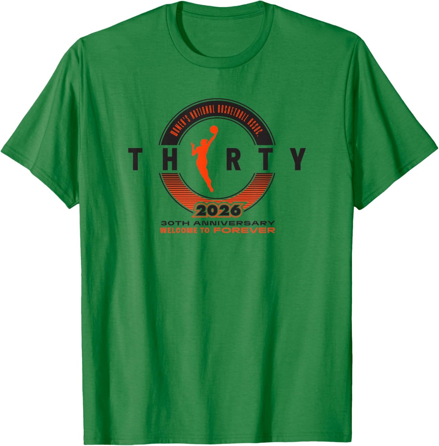 WNBA 30th Anniversary Free Flow T-Shirt - T-Shirt | Irish Green