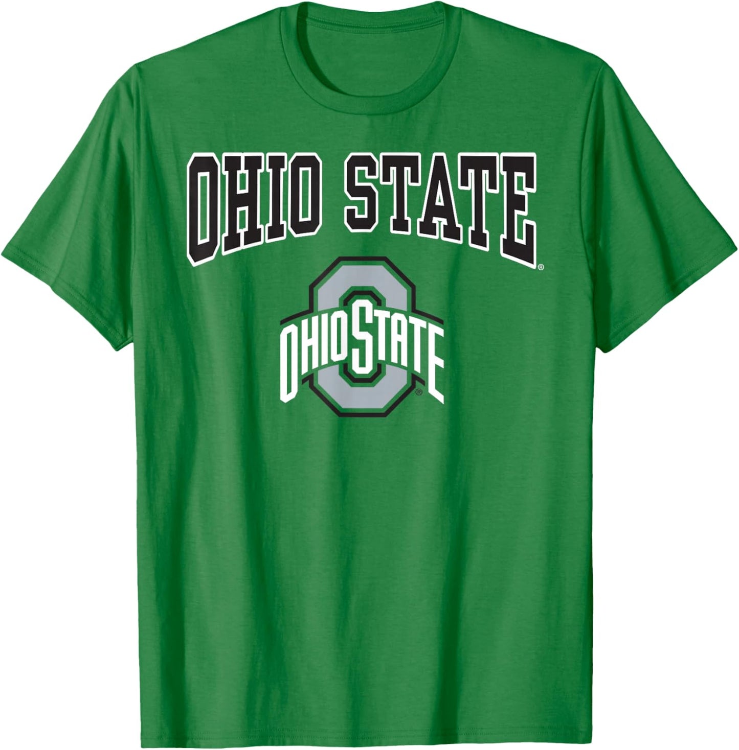 Ohio State Buckeyes Arch Logo Red Officially Licensed T-Shirt - T-Shirt | Irish Green