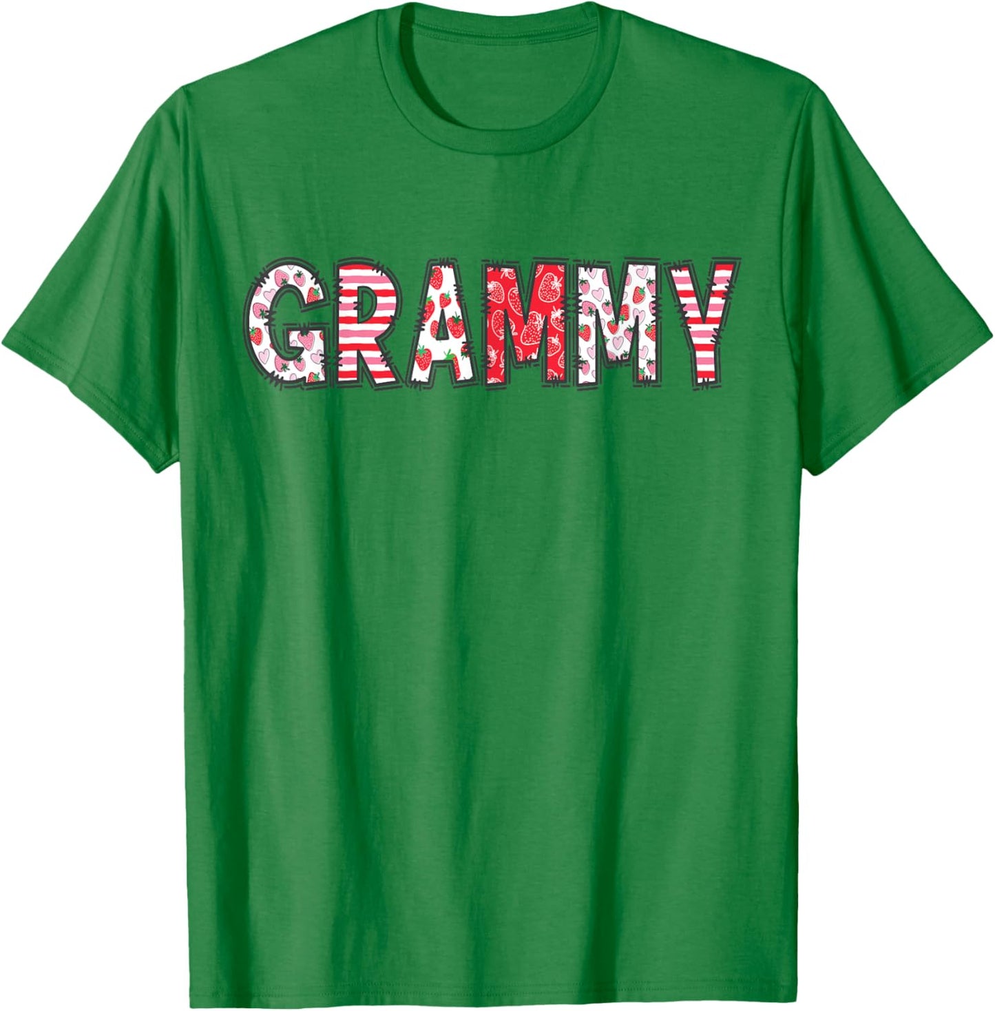 GRAMMY Of The Berry First Birthday Strawberry Family Party T-Shirt - T-Shirt | Irish Green