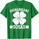 Vintage Shenanigans Squad Funny St Patrick's Day Proud Irish T-Shirt - T-Shirt | Irish Green