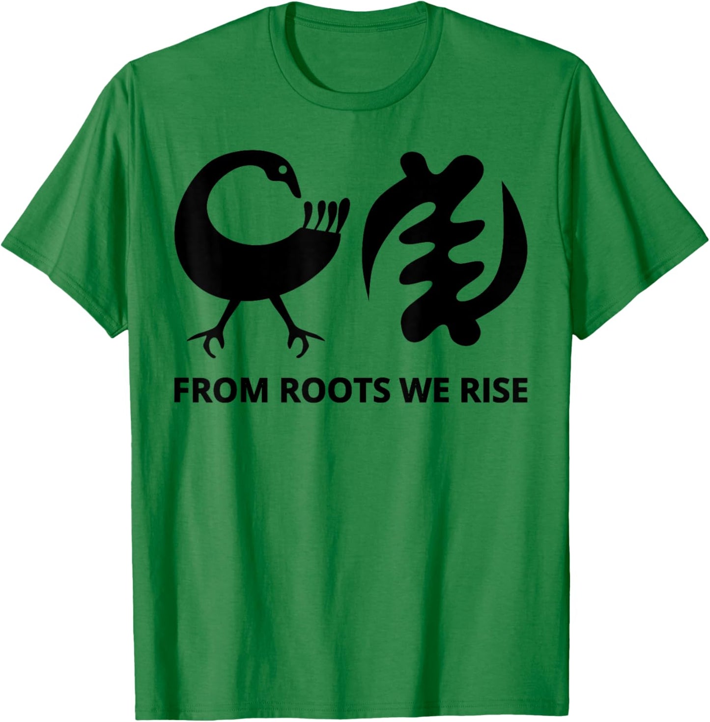 Adinkra Symbols from Ghana Collection Art African Tribal T-Shirt - T-Shirt | Irish Green