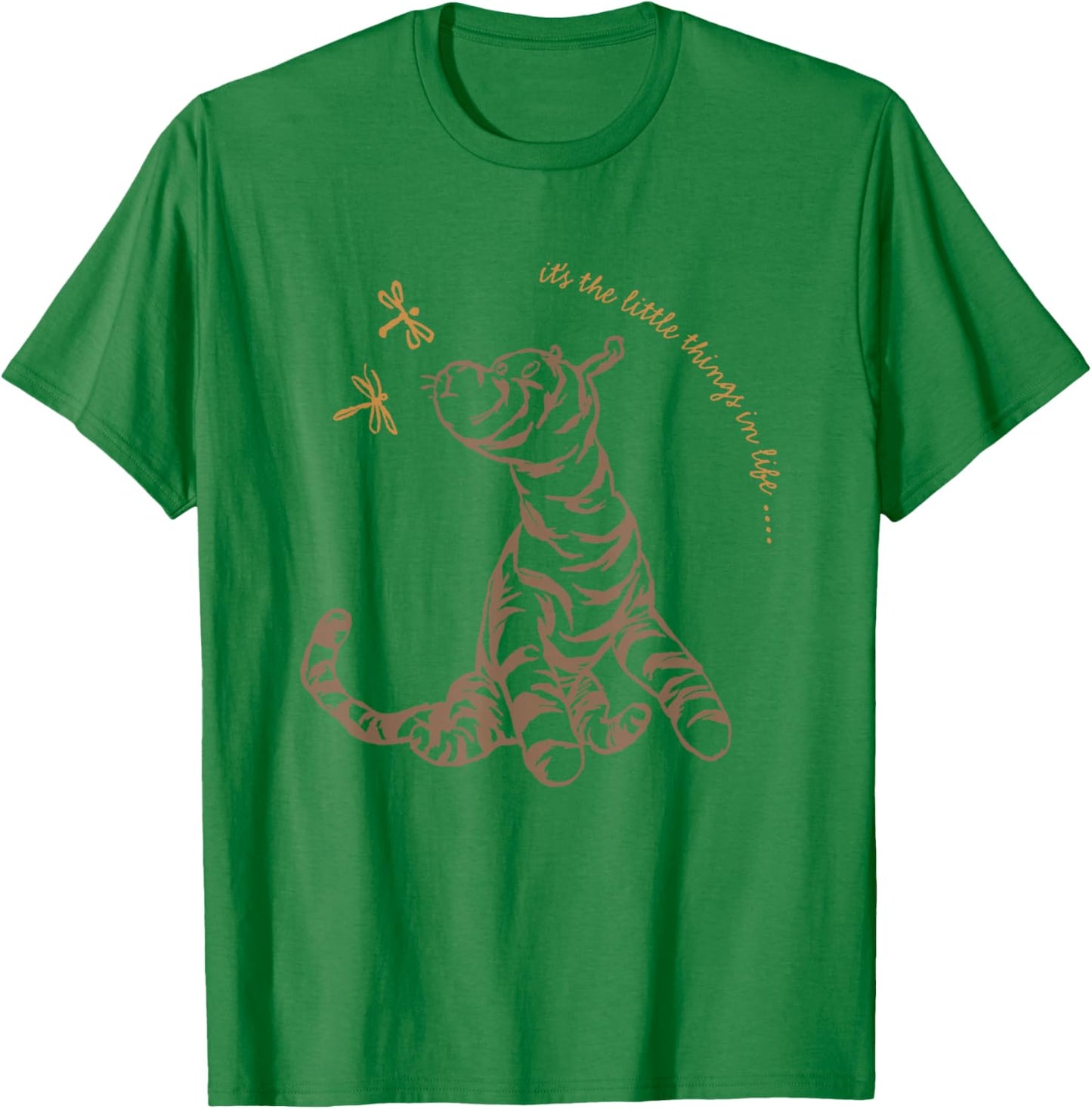 Disney Winnie the Pooh Tigger It's The Little Things In Life T-Shirt - T-Shirt | Irish Green