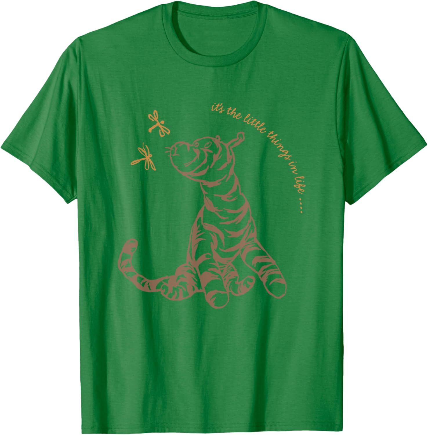 Disney Winnie the Pooh Tigger It's The Little Things In Life T-Shirt - T-Shirt | Irish Green