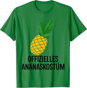 Official Pineapple Costume Carnival Pineapple Costume Fancy Dress T-Shirt - T-Shirt | Irish Green