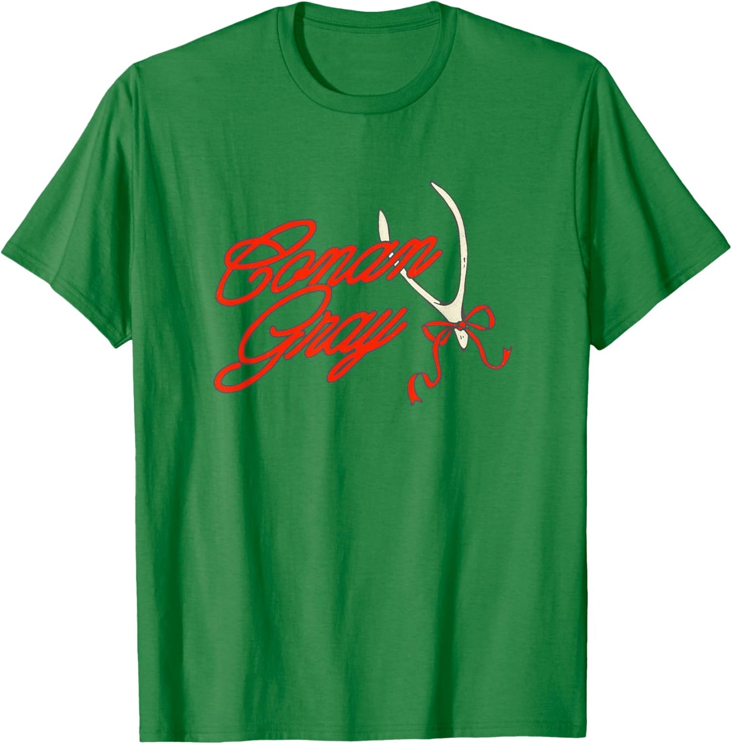 Official Conan Gray Wishbone Bow T-Shirt - T-Shirt | Irish Green