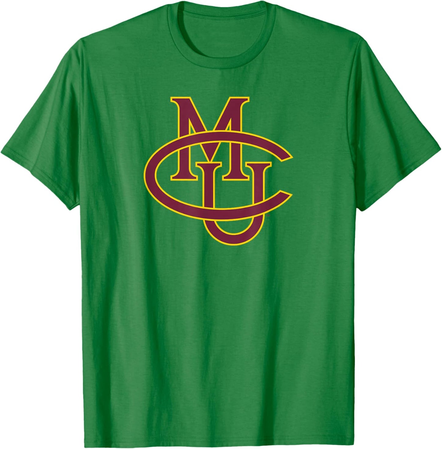 Colorado Mesa University Mavericks Interlocking CMU T-Shirt - T-Shirt | Irish Green