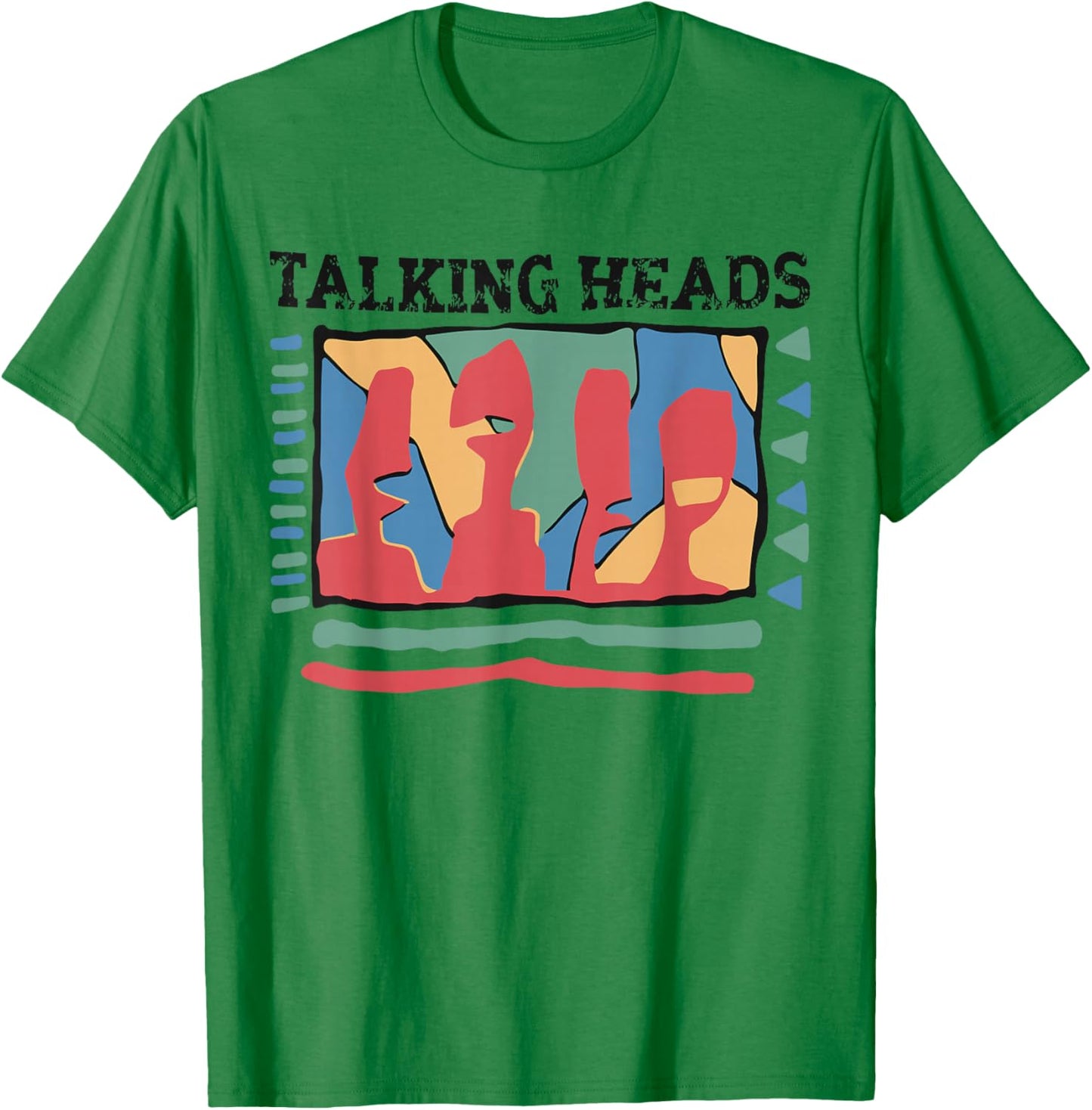 Talking Heads Yellow Retro Graphic T-Shirt - T-Shirt | Irish Green