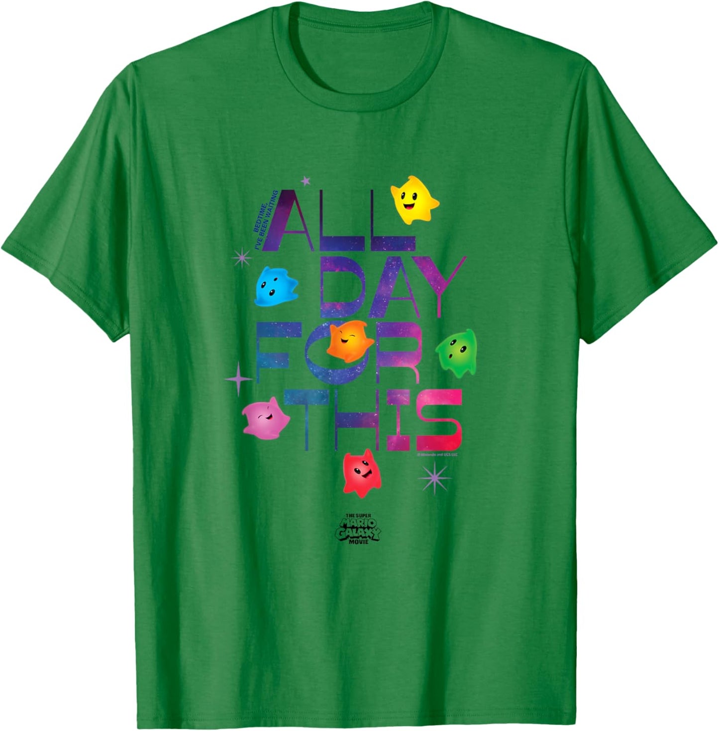 The Super Mario Galaxy Movie Luma Bedtime Crew T-Shirt - T-Shirt | Irish Green