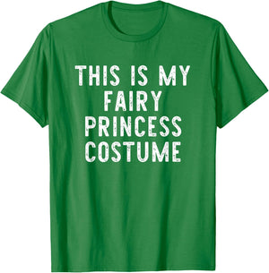 This is My Fairy Princess Costume Halloween Simple Kid Adult T-Shirt - T-Shirt | Irish Green
