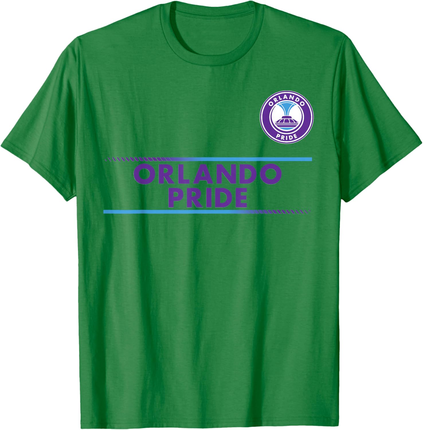 Officially Licensed Orlando Pride Soccer NWSL Apparel T-Shirt - T-Shirt | Irish Green