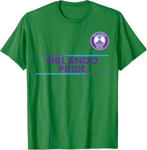 Officially Licensed Orlando Pride Soccer NWSL Apparel T-Shirt - T-Shirt | Irish Green