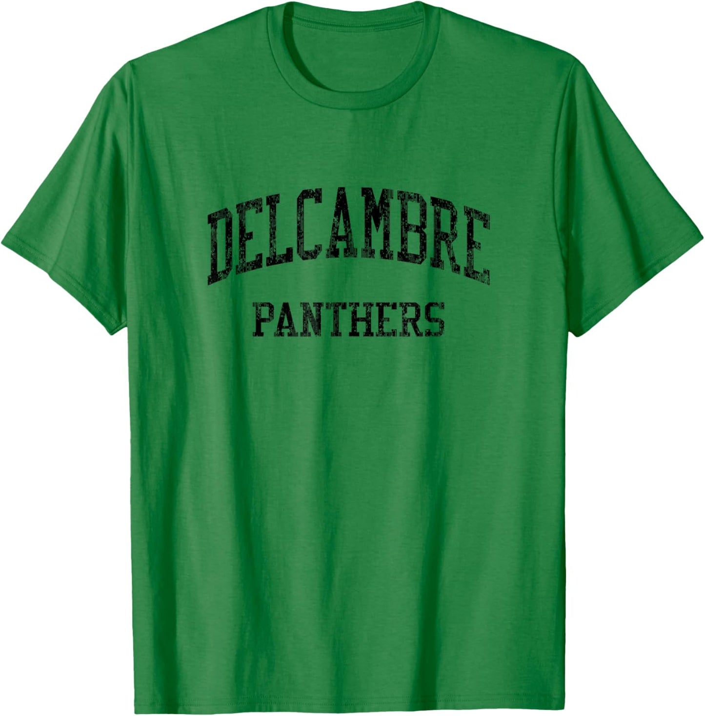 Delcambre High School HS Delcambre LA Vintage Sports T-Shirt - T-Shirt | Irish Green
