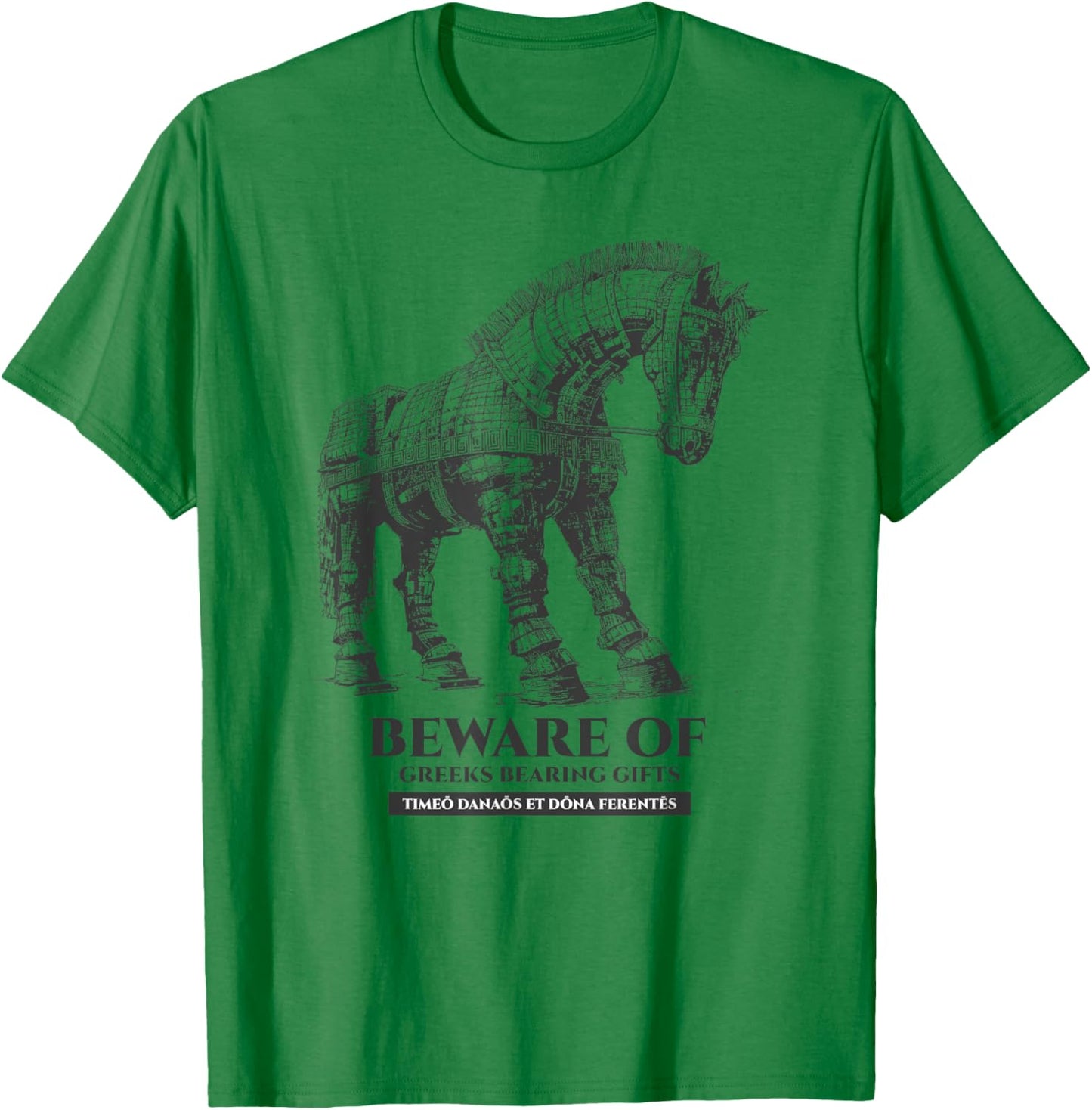 Chapter Keepers -Adults Greek Mythology - Grey, Small, Short Sleeve T-Shirt - T-Shirt | Irish Green