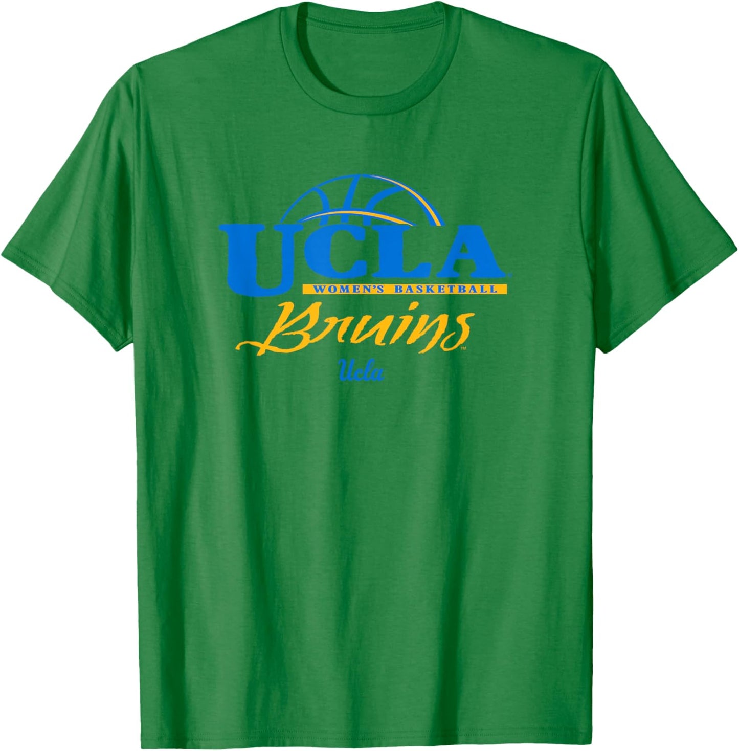 UCLA Bruins Women's Basketball Layup White T-Shirt - T-Shirt | Irish Green