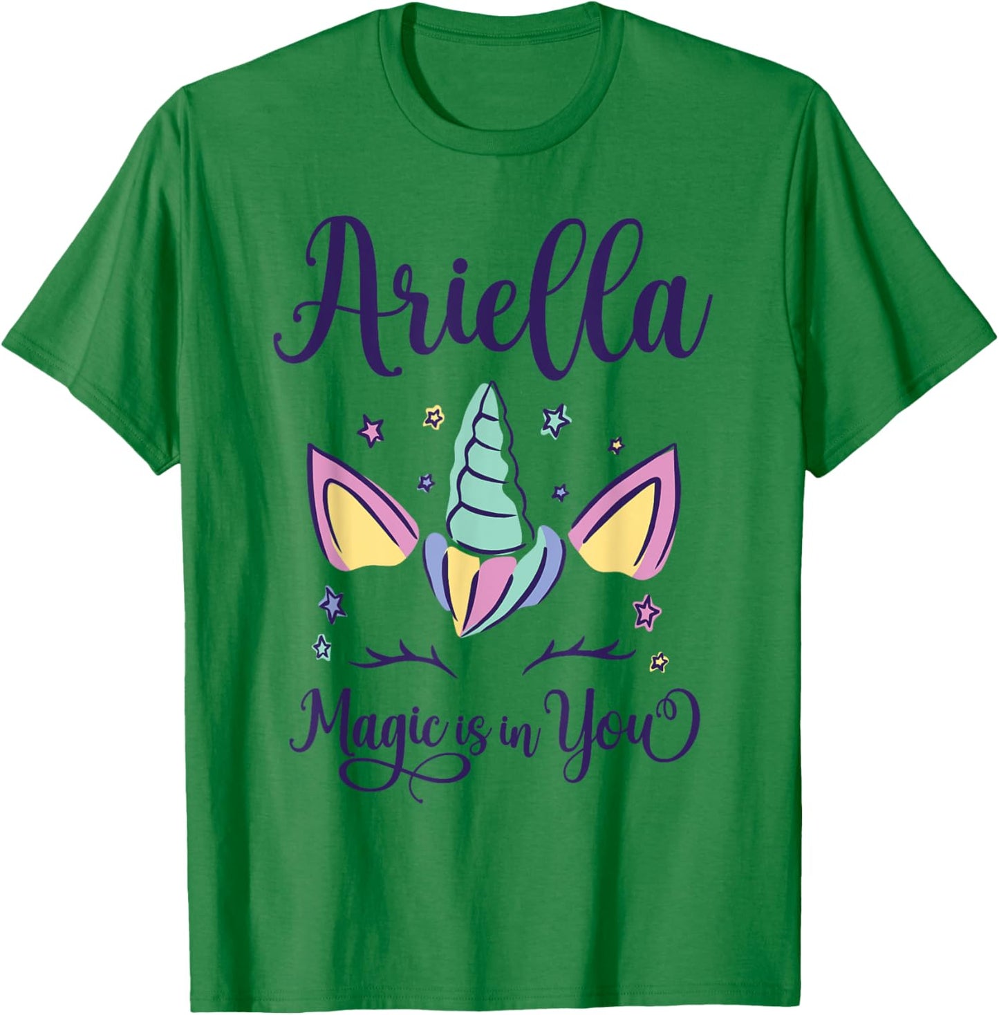 First Name Ariella Personalized I Love Ariella T-Shirt - T-Shirt | Irish Green