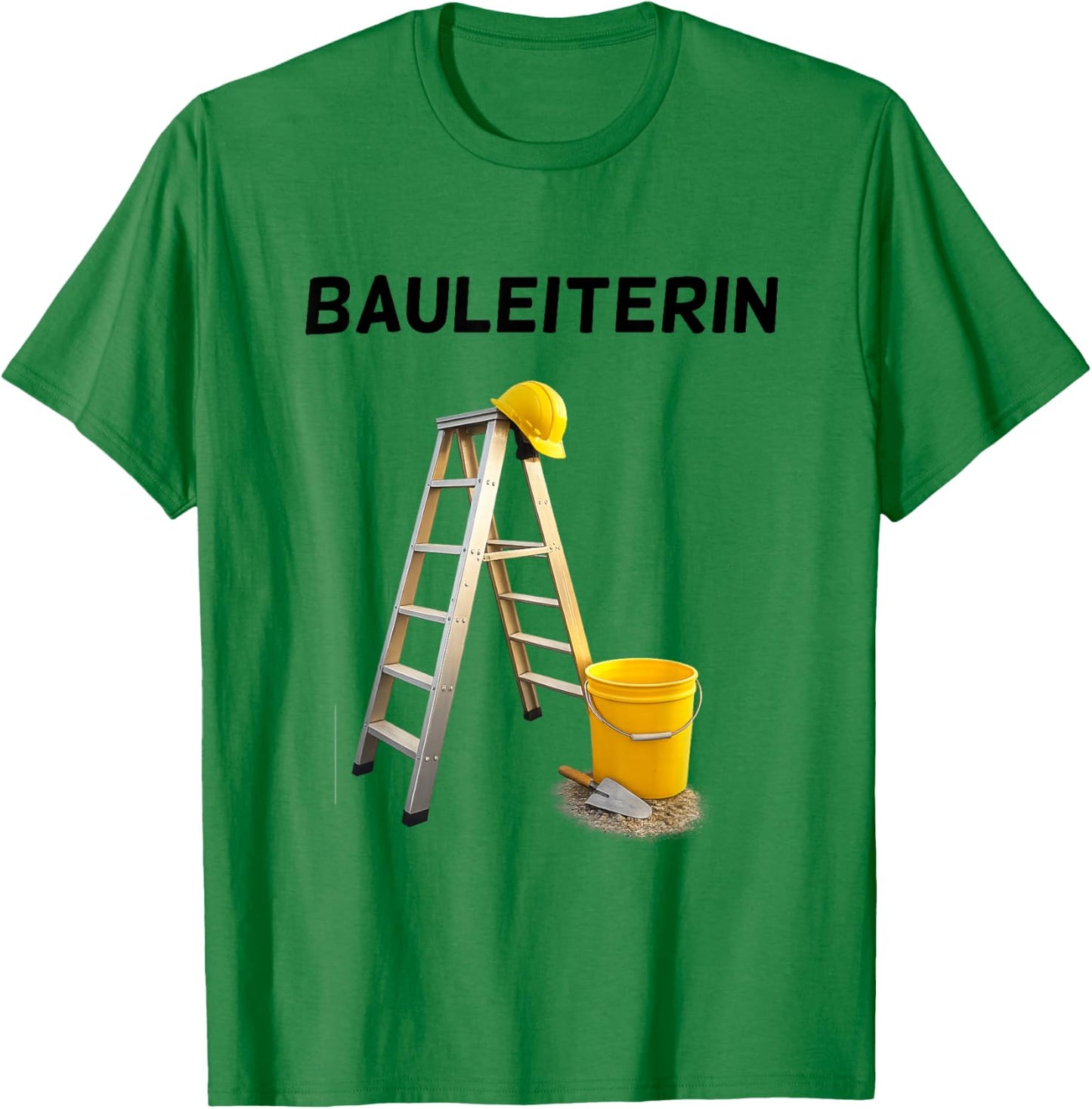 Construction Manager, Construction Worker, Construction Site Costume Fancy Dress Helmet T-Shirt - T-Shirt | Irish Green