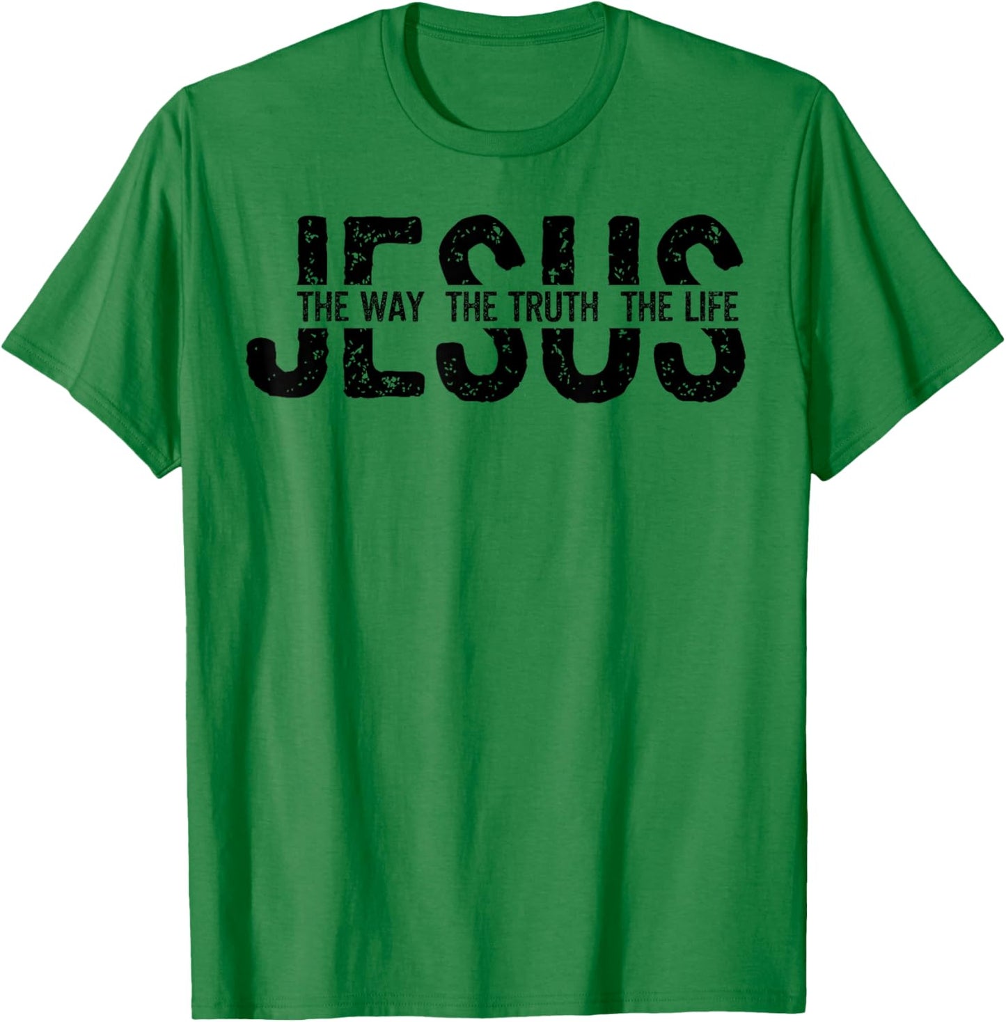 Jésus Chrétien Croyant Religieux Foi Bible Verse Église T-Shirt - T-Shirt | Irish Green
