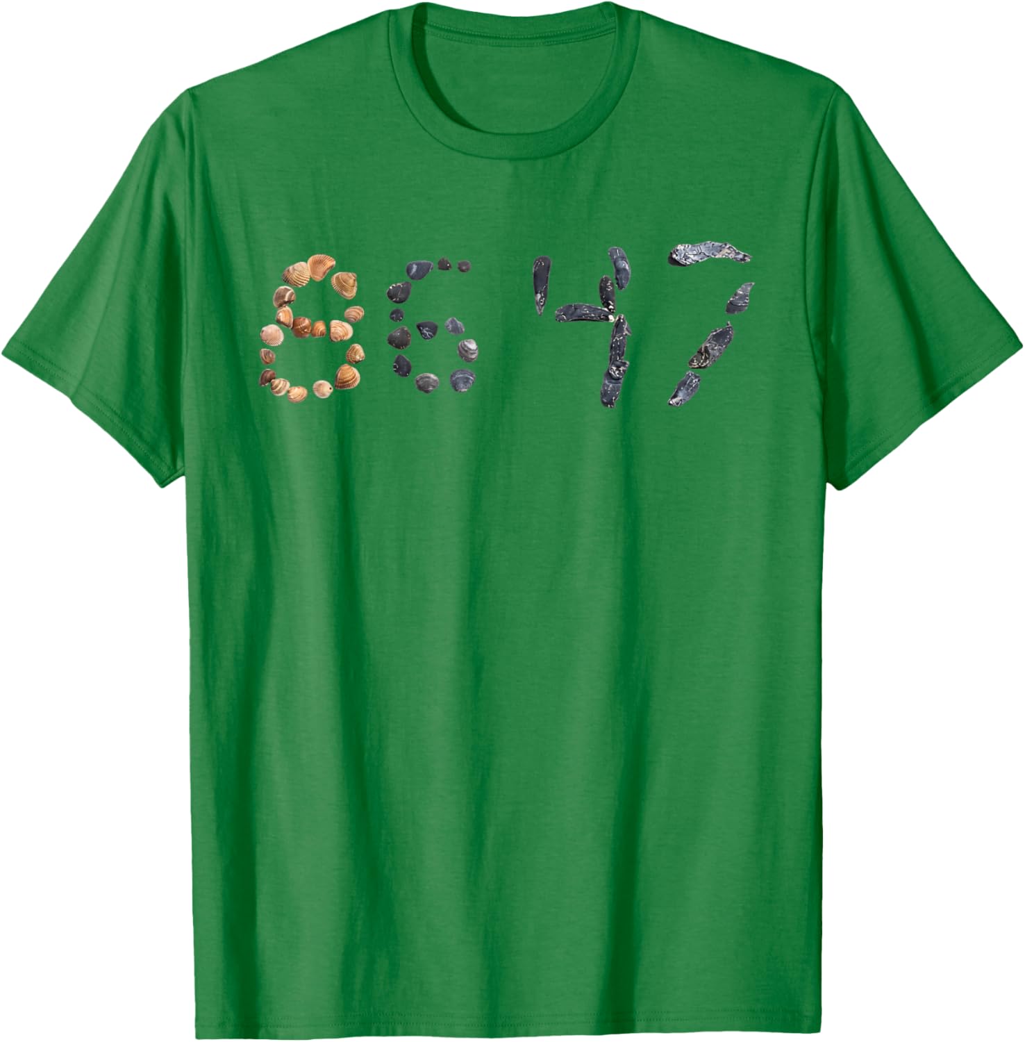 86 47 Seashells Summer Beach T-Shirt - T-Shirt | Irish Green