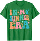 In My Summer Era Groovy Last Day of School Teacher Summer T-Shirt - T-Shirt | Irish Green