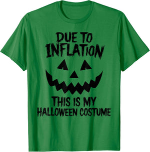 Stagflation Due To Inflation This Is My Halloween Costume T-Shirt - T-Shirt | Irish Green