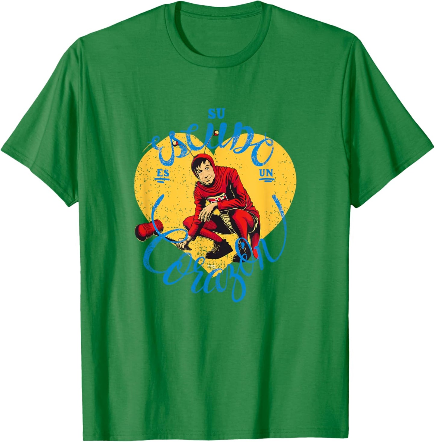 Chapulin Colorado - Fun Desings for Kids, Teen, Women & Men T-Shirt - T-Shirt | Irish Green