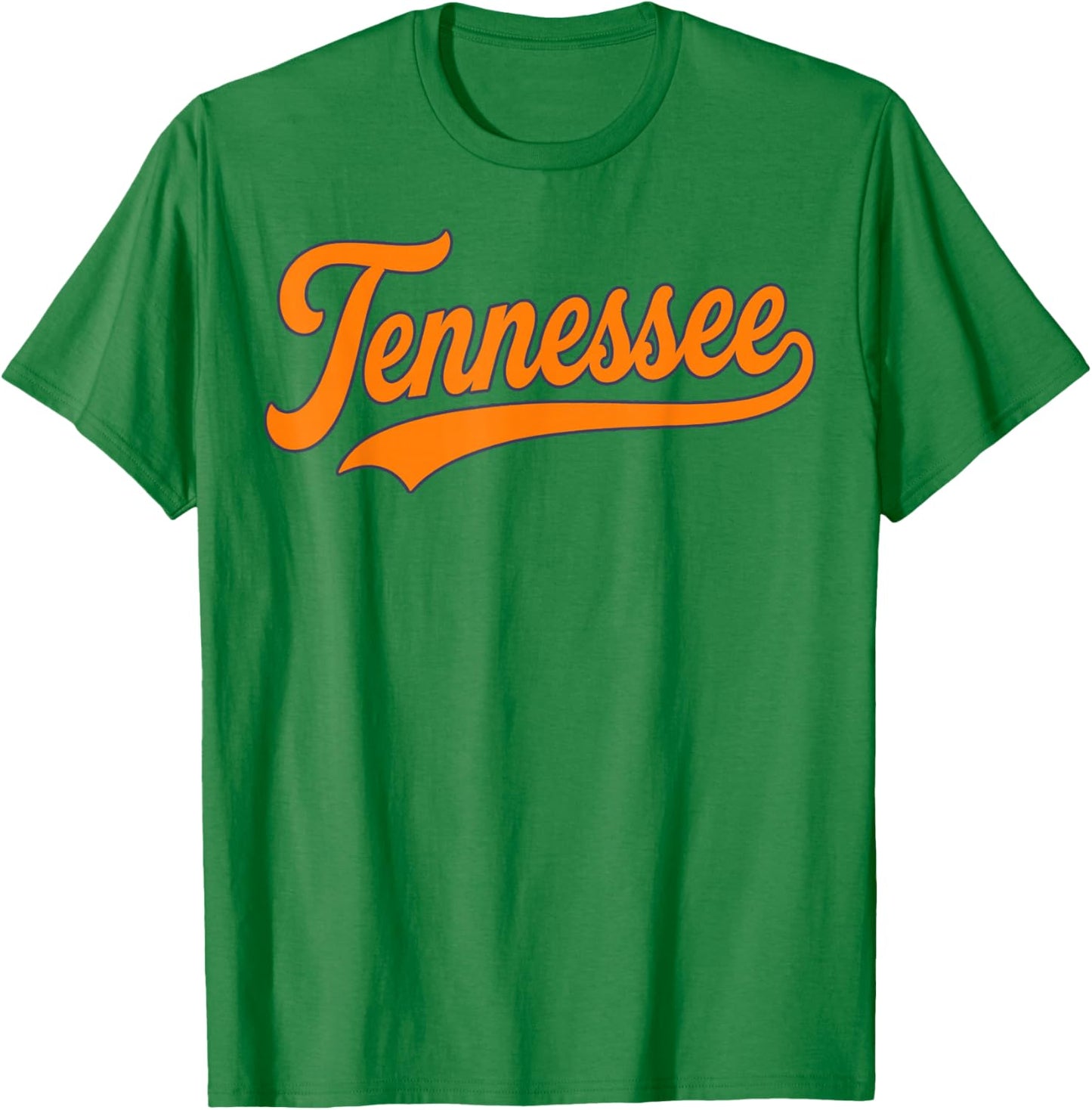 Tennessee Vintage Orange Tennessee Men Women Retro Orange T-Shirt - T-Shirt | Irish Green