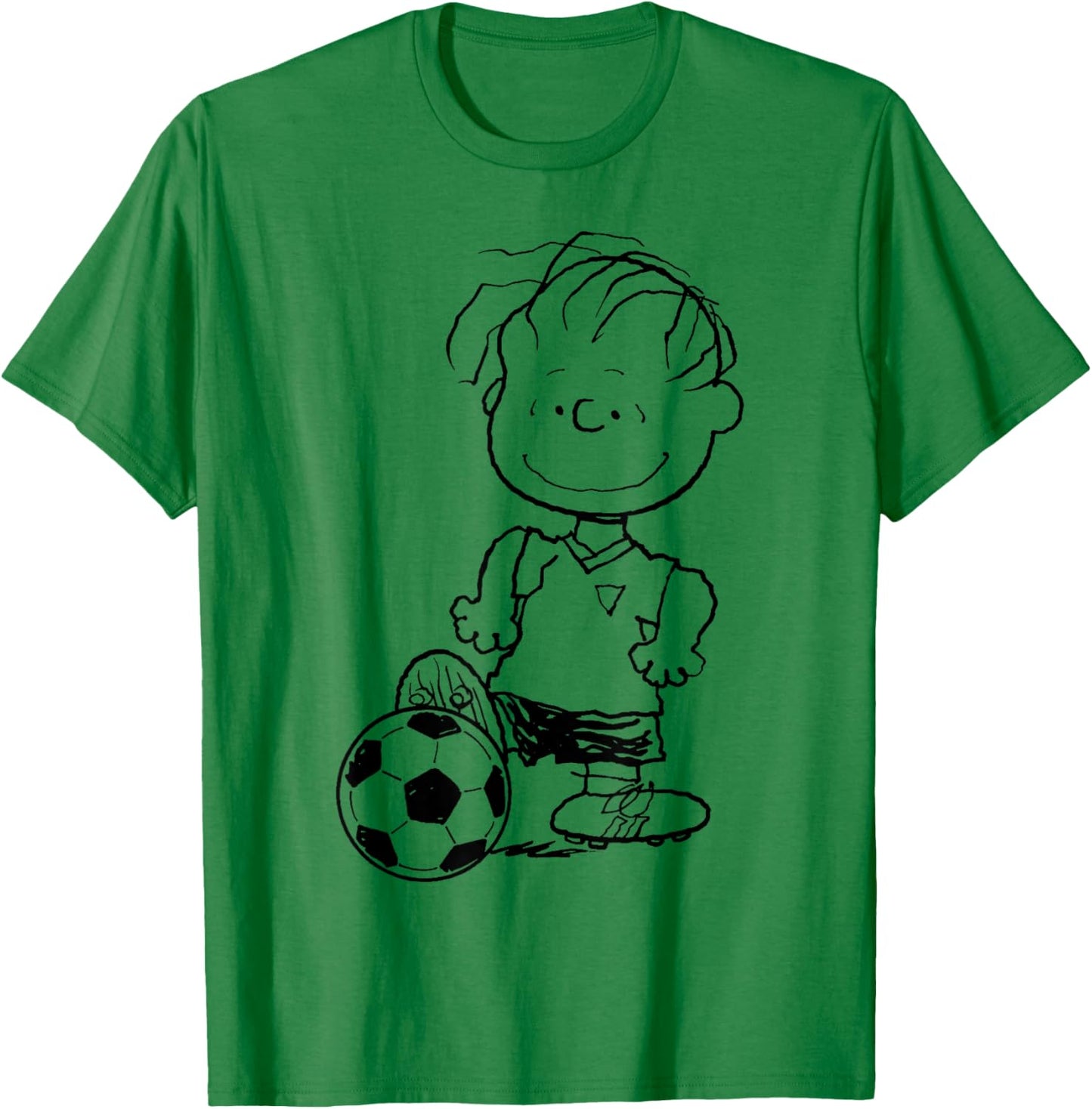 Peanuts Football Linus Van Pelt Skills T-Shirt - T-Shirt | Irish Green
