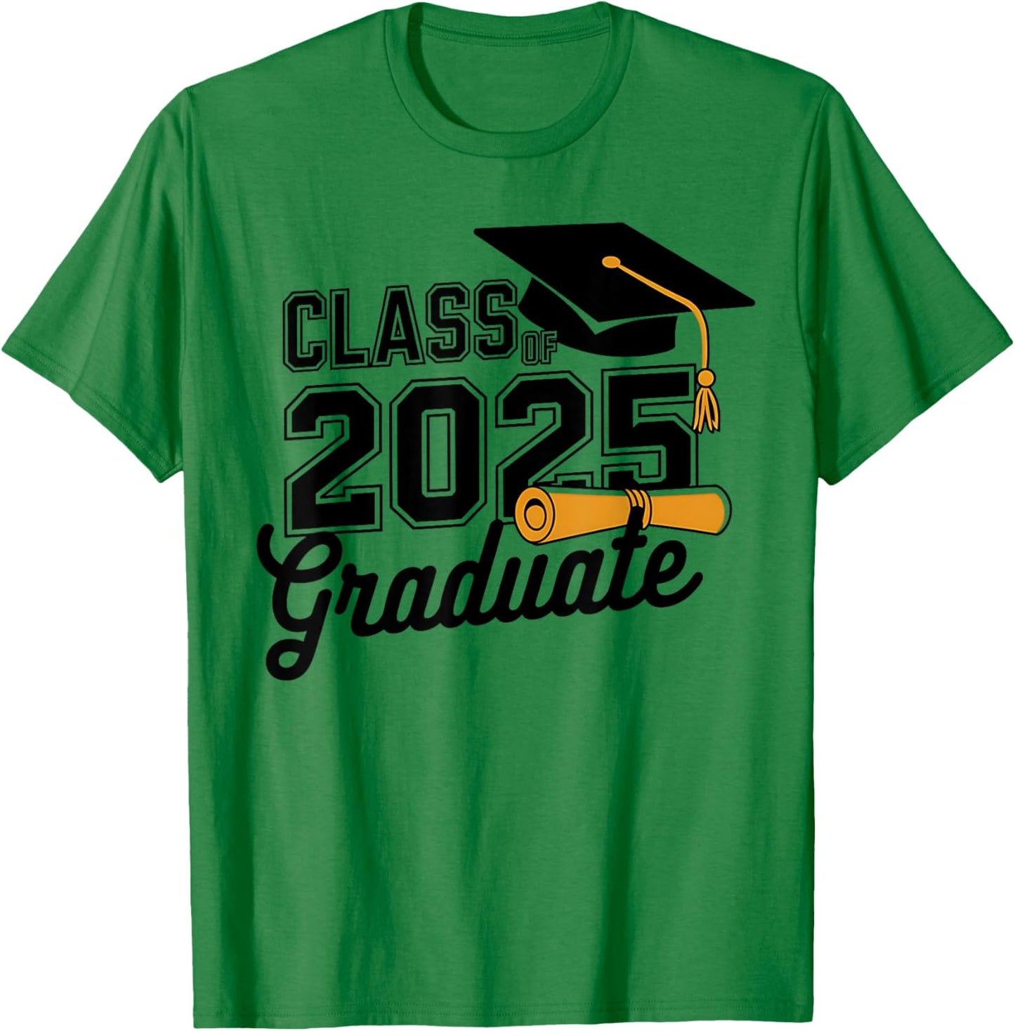 Class of 2025 Graduate 2025 Graduation Senior 2025 T-Shirt - T-Shirt | Irish Green