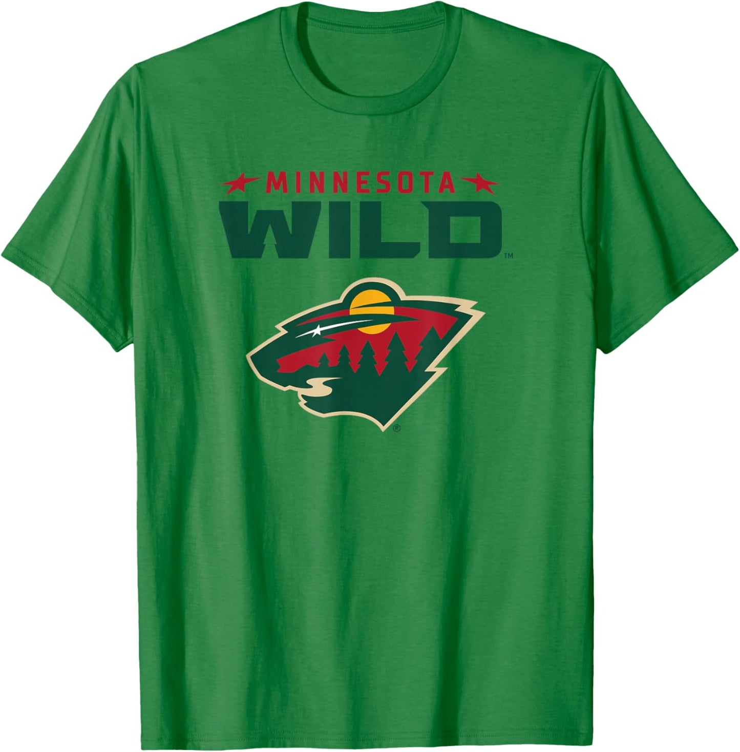 Minnesota Wild Power Play Gray Officially Licensed T-Shirt - T-Shirt | Irish Green