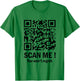 Scan Me You Won't Regret It Funny QR Trump Dance Code T-Shirt - T-Shirt | Irish Green