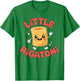 Little Rigatoni Funny Italian Food Toddler Italian Italy Kid T-Shirt - T-Shirt | Irish Green