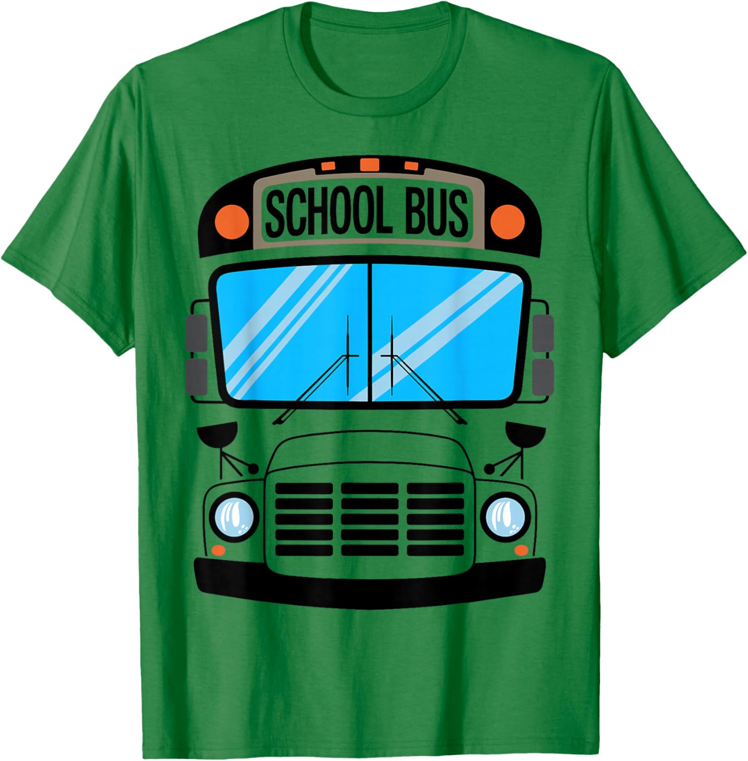 School Bus Costume Halloween T-Shirt - T-Shirt | Irish Green