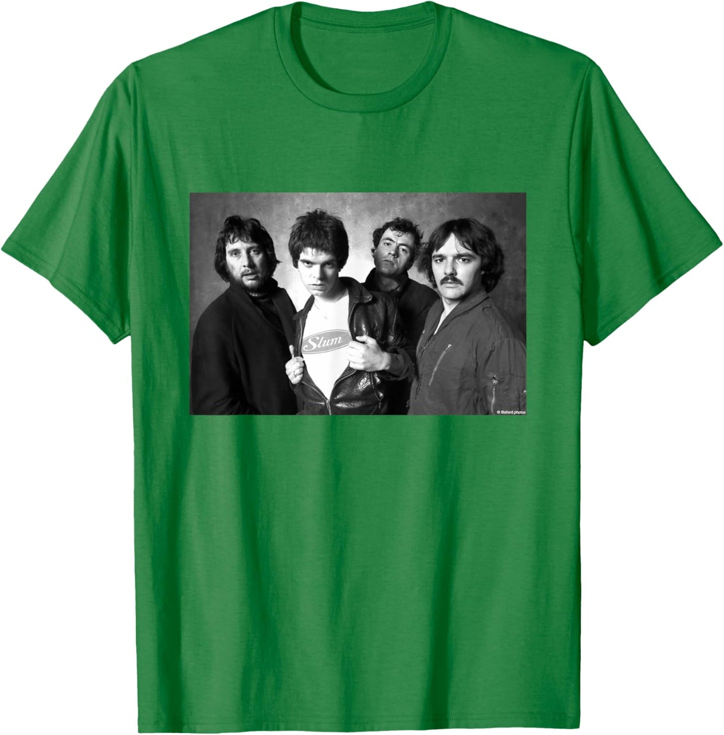 The Stranglers 1977 Band Portrait By Allan Ballard T-Shirt - T-Shirt | Irish Green