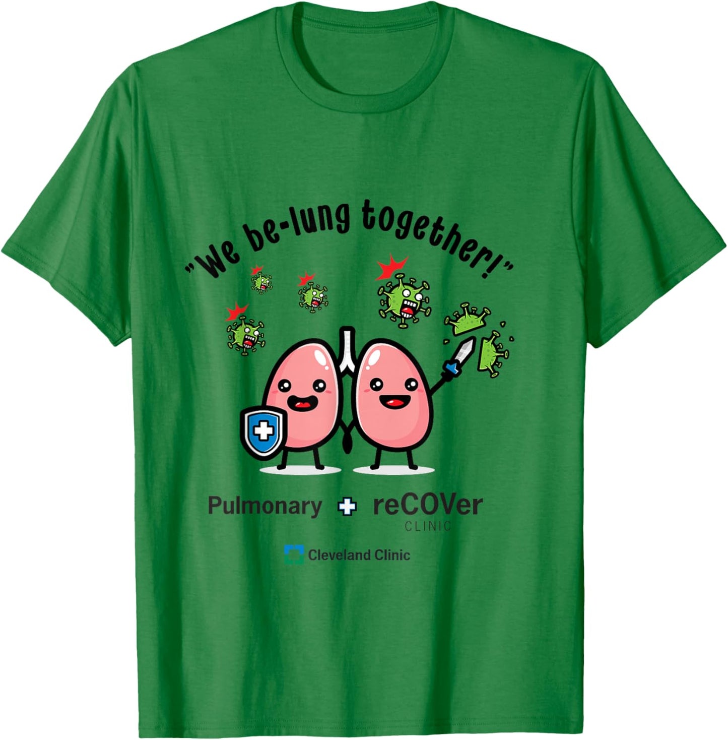 Pulmonary and Recover T-Shirt - T-Shirt | Irish Green