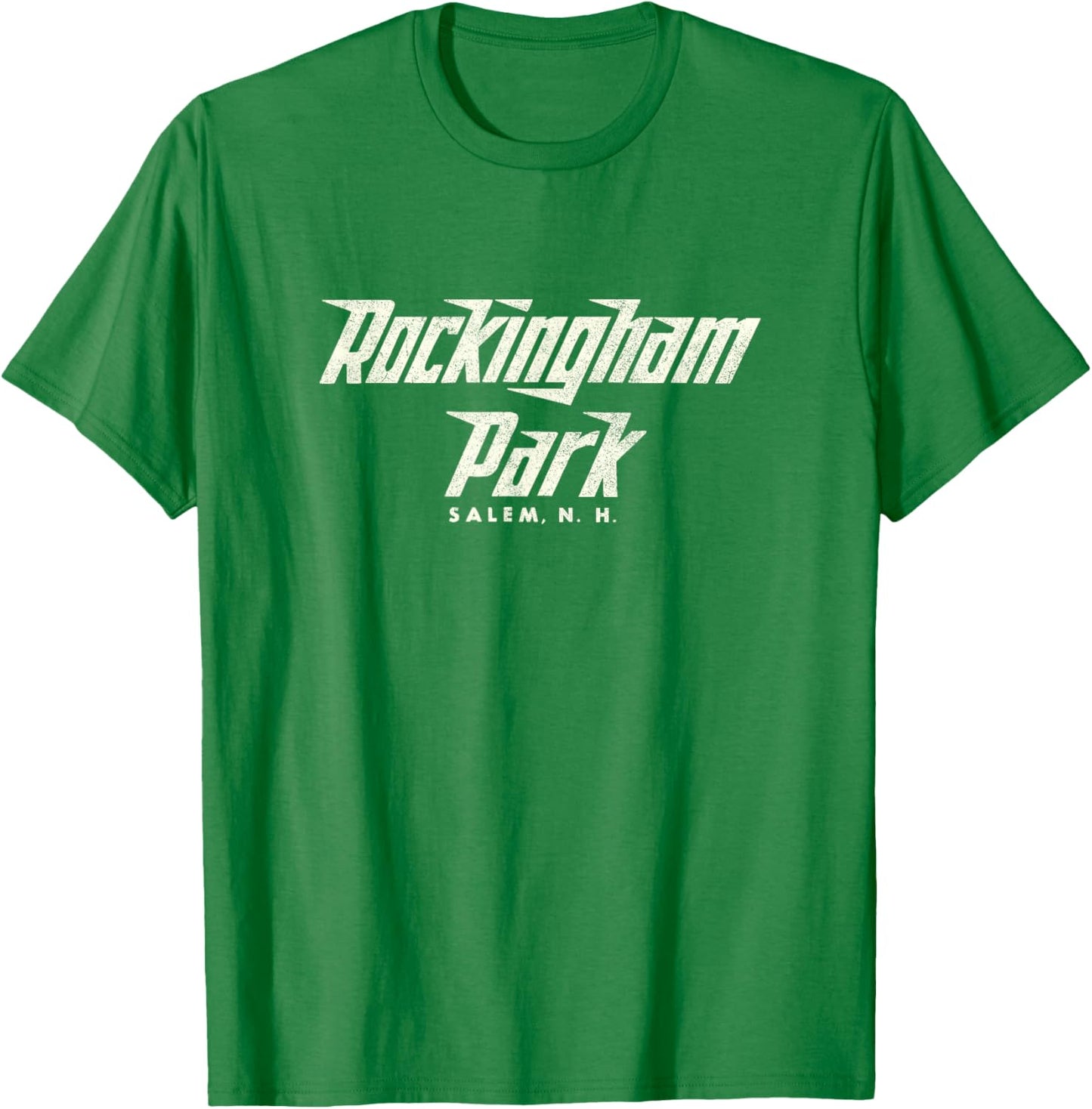 Rockingham Park Retro Horse Racing Vintage Salem, NH Graphic T-Shirt - T-Shirt | Irish Green