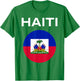 Haiti Flag Modern T-Shirt - T-Shirt | Irish Green