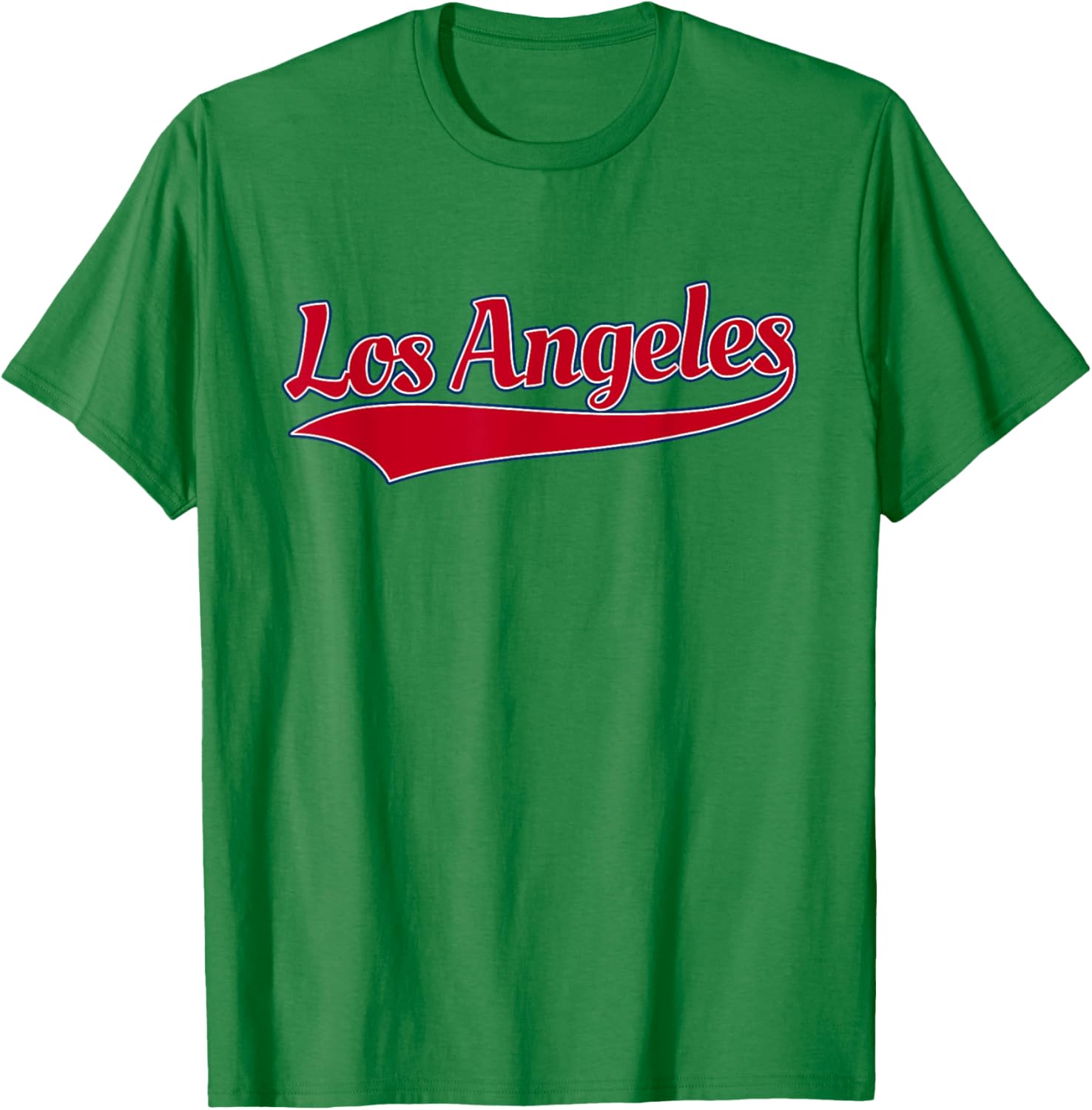 Los Angeles - Throwback Design - Classic T-Shirt - T-Shirt | Irish Green