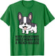 Never Underestimate An Old Woman With A French Bulldog T-Shirt - T-Shirt | Irish Green