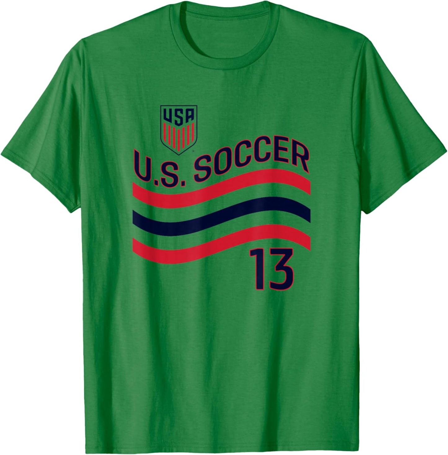 Tim Ream 13 White USMNT Officially Licensed T-Shirt - T-Shirt | Irish Green